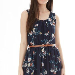 By&By Belted Floral Printed Dress - Juniors